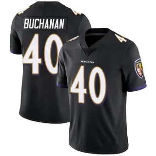 Baltimore Ravens Youth Teddye Buchanan Limited Alternate Vapor Untouchable Jersey - Black