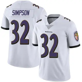 Baltimore Ravens Youth Trenton Simpson Limited Vapor Untouchable Jersey - White