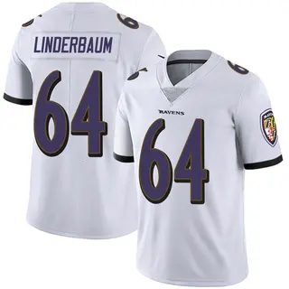 Baltimore Ravens Youth Tyler Linderbaum Limited Vapor Untouchable Jersey - White