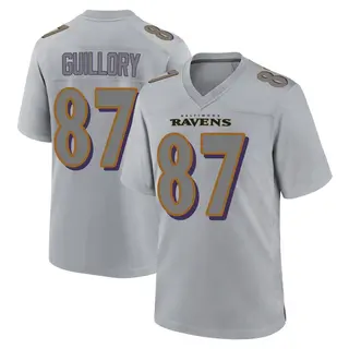 Baltimore Ravens Youth Xavier Guillory Game Atmosphere Fashion Jersey - Gray