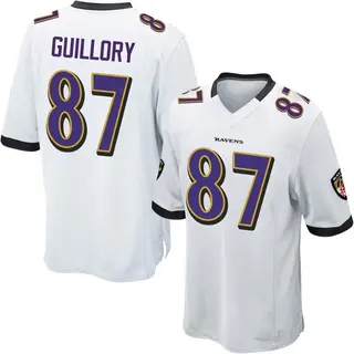 Baltimore Ravens Youth Xavier Guillory Game Jersey - White