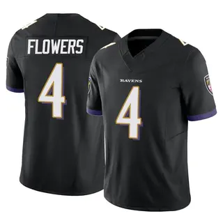 Baltimore Ravens Youth Zay Flowers Limited Vapor F.U.S.E. Jersey - Black
